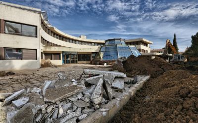 Crédit photo : Alexandre PAPAÏS - Démolition Siège Mars 2018