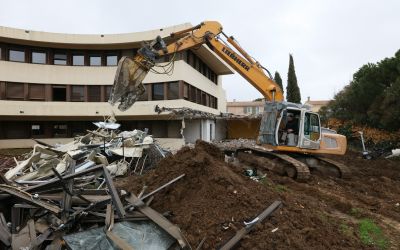 Crédit photo : Alexandre PAPAÏS - Démolition Siège Mars 2018