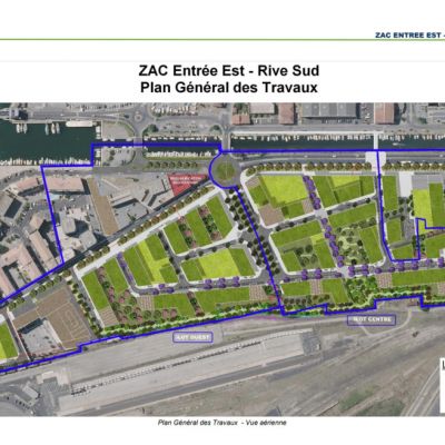 plan de ZAC Entrée Est - Rive Sud